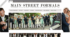 Desktop Screenshot of mainstreetformals.com